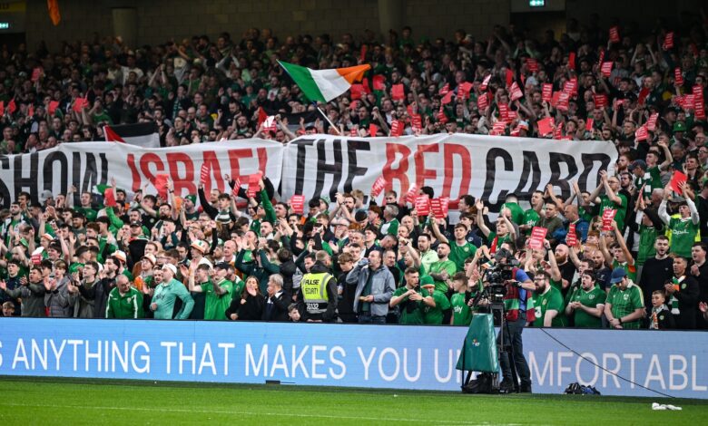 Israel and Ireland wage a soccer war Israel and Ireland wage a soccer war