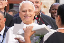 Pope returns to sanctuary where he prayed after election and unveils a fresco depicting the event – WTOP News