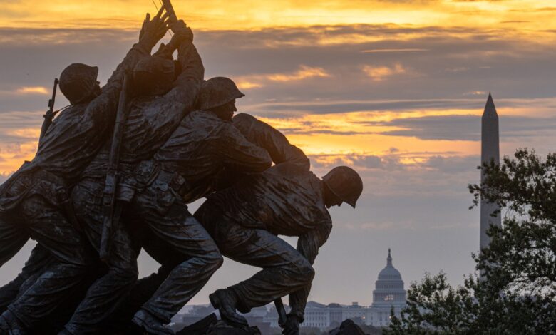 Trump Fantasizes About Dipping Iwo Jima Memorial in Gold
