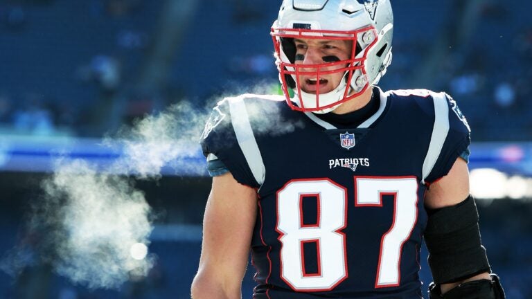 What Rob Gronkowski said about Romeo Doubs wearing No. 87 for Patriots What Rob Gronkowski said about Romeo Doubs wearing No. 87 for Patriots