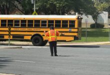 Crossing guards return to 11 Fairfax Co. high schools after crash involving student – WTOP News