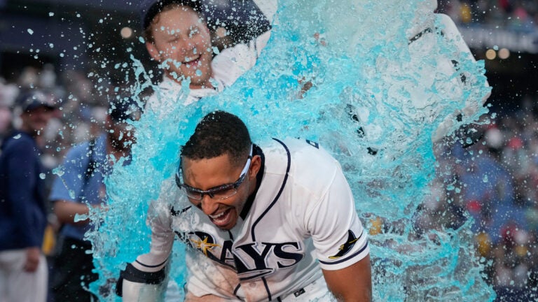 Richie Palacios has RBI single in the 9th to give Rays a 2-1 victory over Red Sox Richie Palacios has RBI single in the 9th to give Rays a 2-1 victory over Red Sox