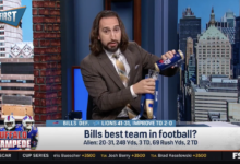 Nick Wright counters Pat McAfee smoking on ESPN with a Labatt tall boy