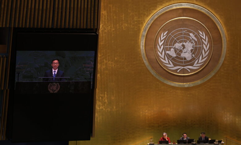 China, as usual, uses UN speech to promote global development as solution to world’s challenges – WTOP News
