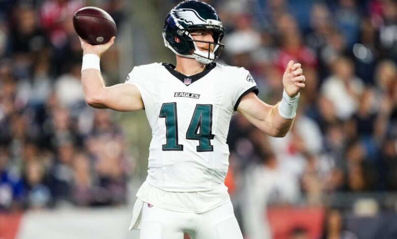 EAGLES BACKUP QUARTERBACK REVEALED EAGLES BACKUP QUARTERBACK REVEALED