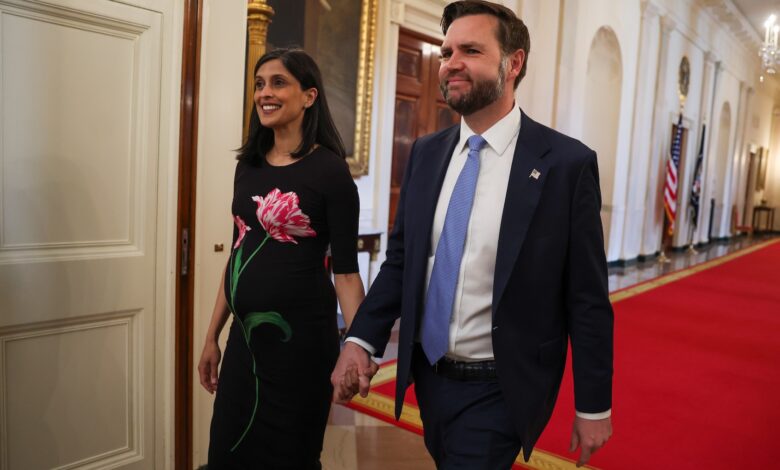 JD Vance’s chivalry to his wife Usha fools no one