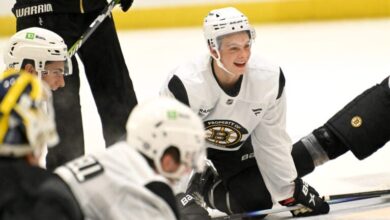 James Hagens is ready to make a push for a Bruins roster spot during camp