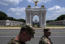 Trump’s D.C. arch is now a military complex. Here’s how that complicates things