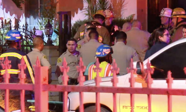 Three people, including child, found dead from gunshots in burning home