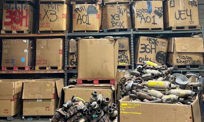 Police bust suspected catalytic converter theft ring across L.A. and Orange counties Police bust suspected catalytic converter theft ring across L.A. and Orange counties