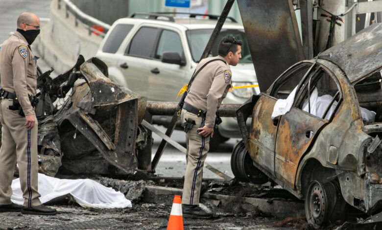 Trial begins for nurse accused in fiery South L.A. car crash that left six dead