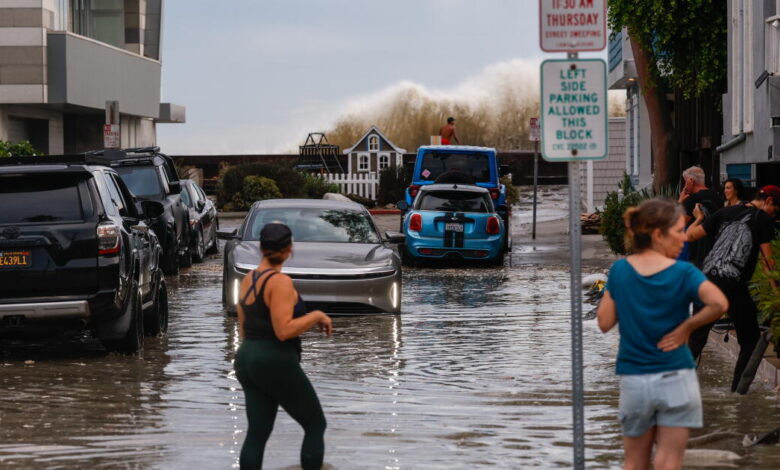 Dozens of homes evacuated in Long Beach due to storm damage, high surf Dozens of homes evacuated in Long Beach due to storm damage, high surf