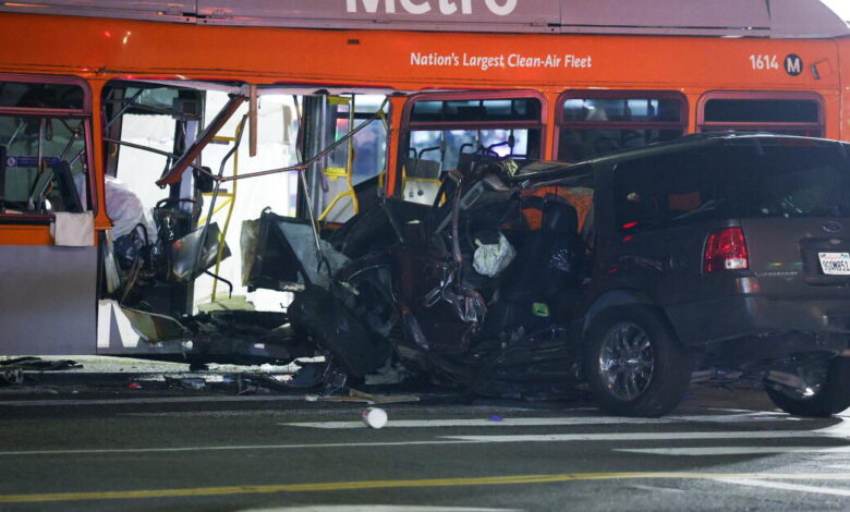 Woman was high when she plowed her SUV into a Metro bus, killing 2, prosecutors say