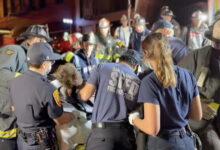 Firefighters rescue man trapped for hours inside San Francisco garbage truck