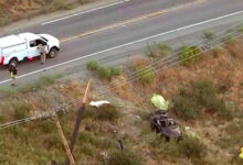 4 people dead, 2 hurt after vehicle rolls off mountain road near Wrightwood