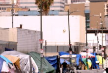 Nearly 6,000 homeless people could be displaced by the L.A. Olympics, study says