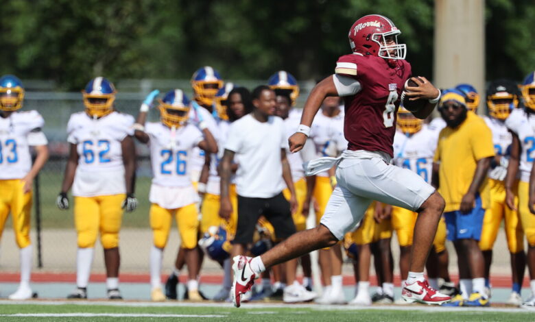 Morris quarterback Marion Persich’s speed and size too much for Simeon