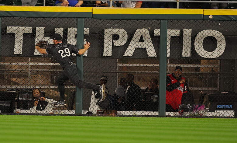 After Tristan Peters’ crash, do the White Sox need to rethink their outfield fences? After Tristan Peters’ crash, do the White Sox need to rethink their outfield fences?