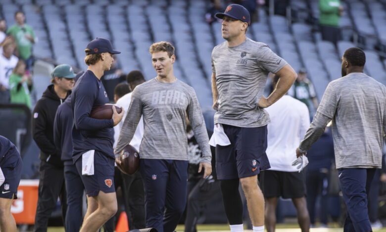 Who’s playing QB for the Bears on Sunday? Ben Johnson won’t say