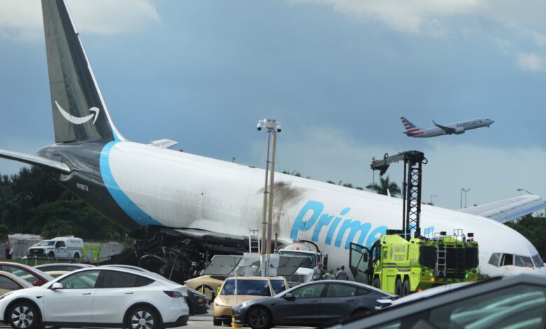 Federal investigators probe Amazon cargo jet’s runway crash that killed 5 in Miami Federal investigators probe Amazon cargo jet’s runway crash that killed 5 in Miami
