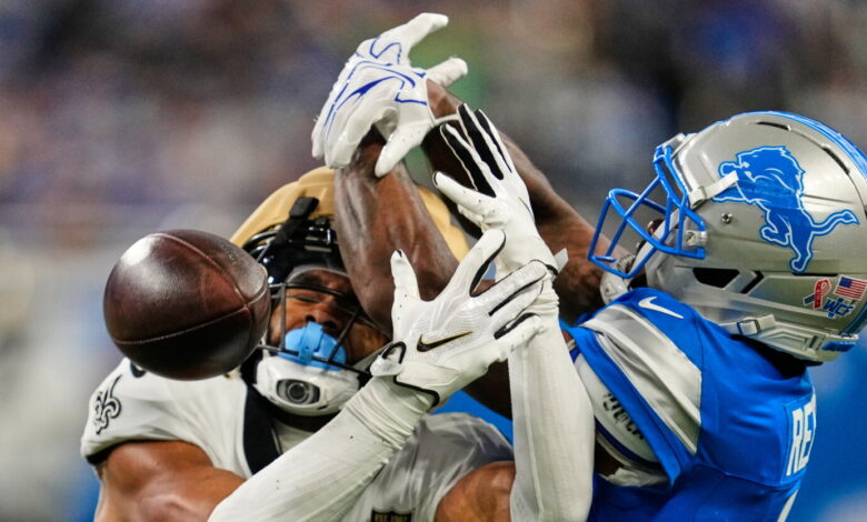 Lions win 31-30 after Saints fail on a 2-point conversion attempt in OT Lions win 31-30 after Saints fail on a 2-point conversion attempt in OT