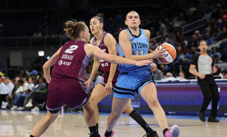 Gabriela Jaquez provides a refresher on why the Sky drafted her at No. 5 Gabriela Jaquez provides a refresher on why the Sky drafted her at No. 5