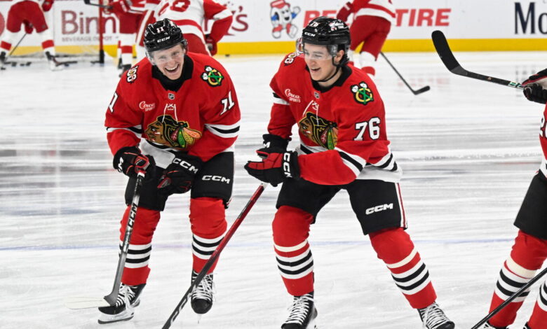 Oliver Moore, Nick Lardis could bolster Blackhawks’ depth with second-year leaps