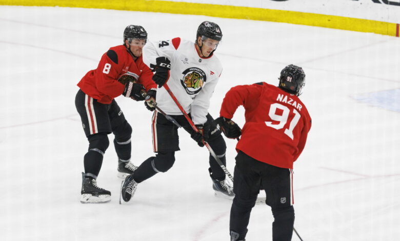Blackhawks’ Kevin Korchinski hopes to ‘prove I belong’ in back-against-wall season