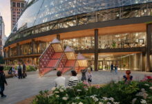 Google links with artist Sanford Biggers to create a major outdoor sculpture for Loop headquarters