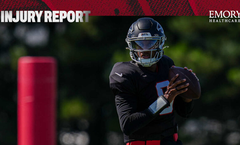 Falcons injury report: Michael Penix Jr. ruled out vs. Panthers