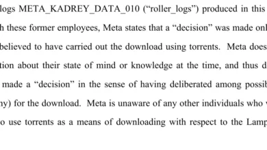 US Judge Orders Meta to Identify Employees Involved in Downloading Pirate Book Libraries