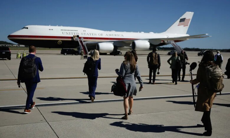 CNN Threatens Fresh Legal Action Over Continued Air Force One Access Ban CNN Threatens Fresh Legal Action Over Continued Air Force One Access Ban
