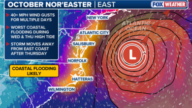 Jersey Shore Faces Coastal Flooding and Gusty Winds as Offshore Nor’easter Lingers