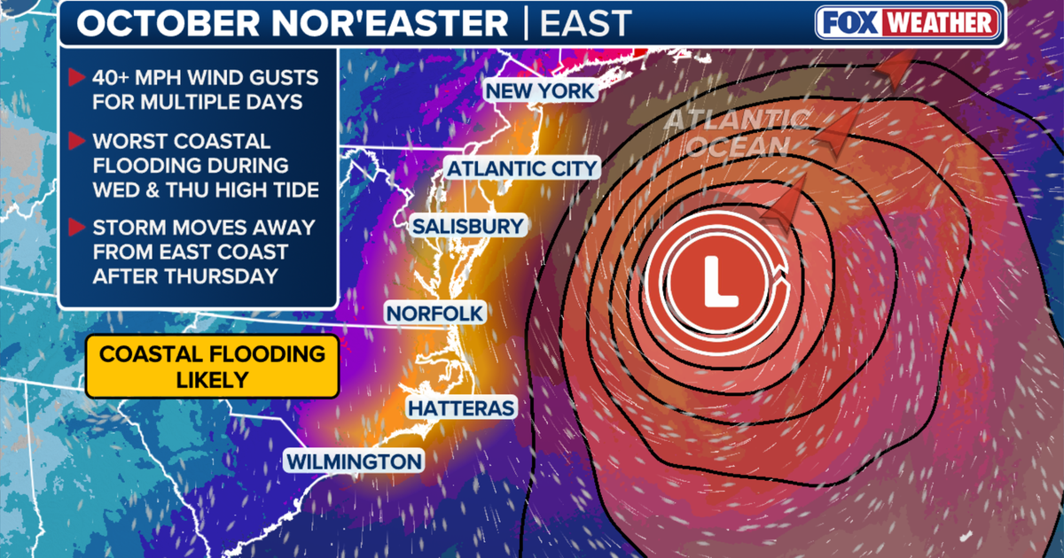 Jersey Shore Faces Coastal Flooding and Gusty Winds as Offshore Nor’easter Lingers Jersey Shore Faces Coastal Flooding and Gusty Winds as Offshore Nor’easter Lingers