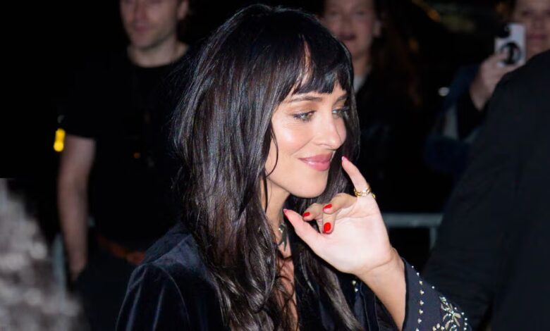 Dakota Johnson Demonstrates Why Brown Denim Is the Ultimate Autumn Alternative