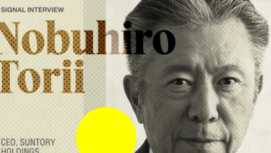 Suntory CEO Nobuhiro Torii Charts Long-Term Course Amid Industry Slump Suntory CEO Nobuhiro Torii Charts Long-Term Course Amid Industry Slump