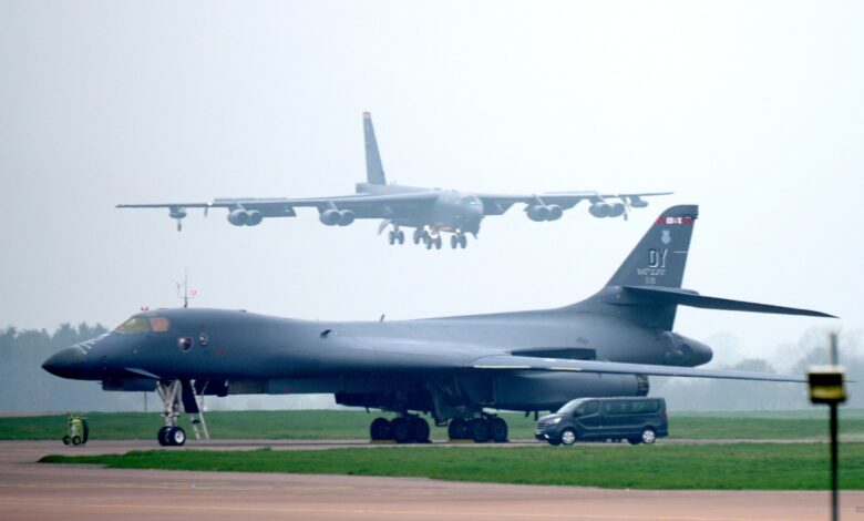US bombers leave UK base as Britain points to Iran in suspected terror plot US bombers leave UK base as Britain points to Iran in suspected terror plot