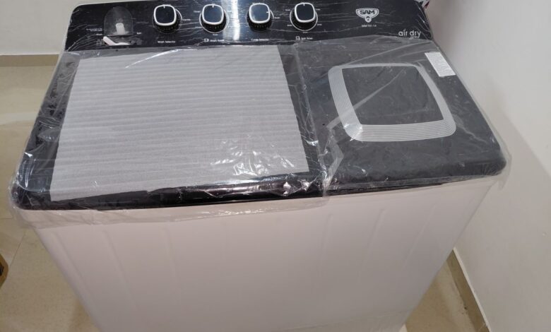 New SAM F01-14 Twin Tub 14kg Washing Machine Listed for Sale in Djibouti