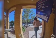 Marana Police Investigate Package Theft Involving Political Canvasser Caught on Doorbell Camera