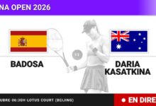 Paula Badosa – Daria Kasatkina, en directo hoy: sigue el partido de China Open