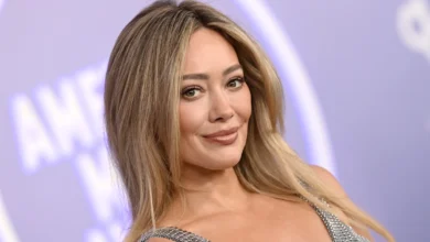 Hilary Duff’s Designer Mesh Mary Janes Inspire a Popular Fall Ballet Flat Trend