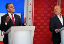 Gas prices, AI data centers and Trump’s long shadow: Top takeaways from the governor’s race debate