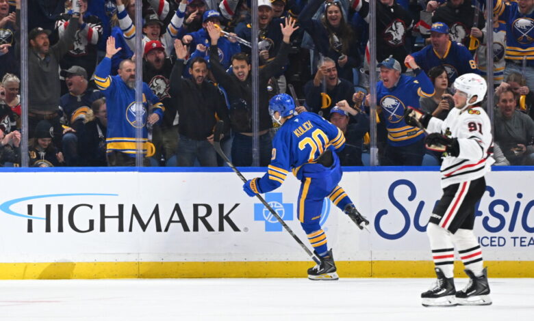 Blackhawks’ disastrous opening trip ends with late loss to Sabres Blackhawks’ disastrous opening trip ends with late loss to Sabres